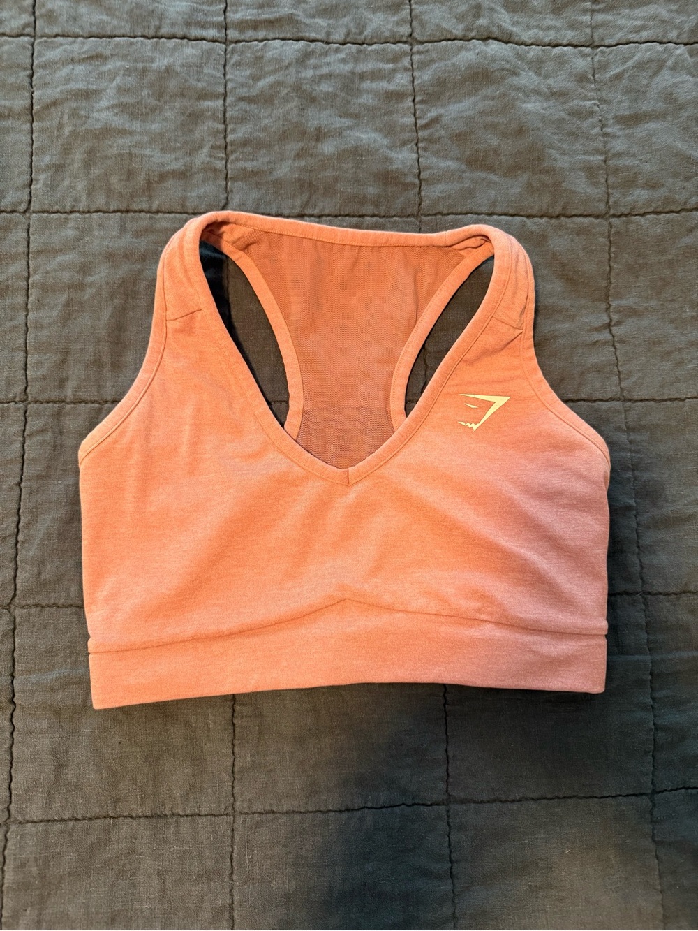 Gymshark Women's Pink Racerback Sports Bra
